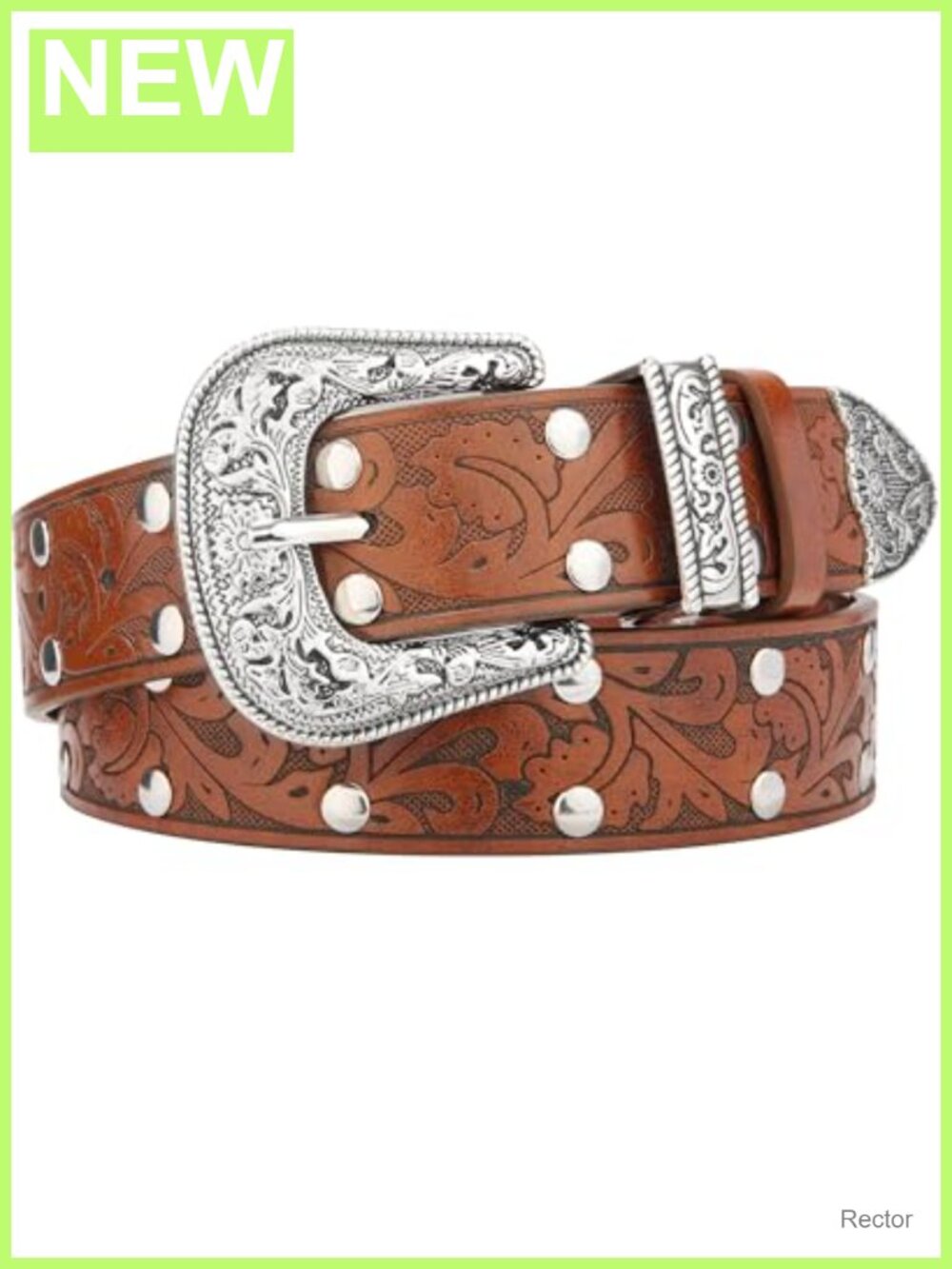 Women's Western Belt PU Leather Vintage Cowgirl Belt